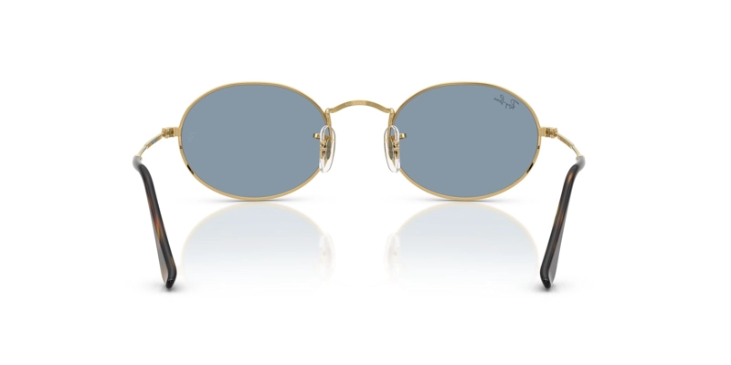 LENTES DE SOL OVAL DORADO RAY-BAN - 4