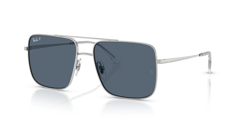 LENTES DE SOL ARI PLATEADO POLARIZADOS RAY-BAN - 2
