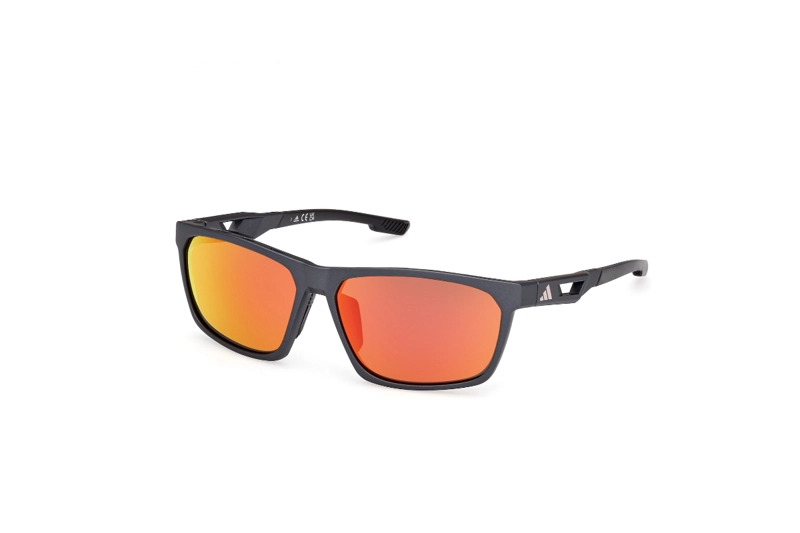 LENTES DE SOL NEGRO ESPEJADOS ADIDAS SPORT - 2