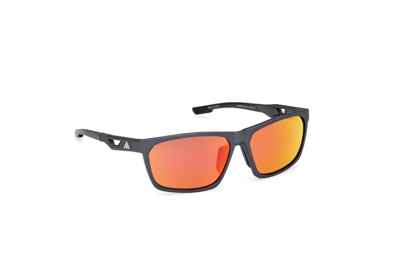 LENTES DE SOL NEGRO ESPEJADOS ADIDAS SPORT - 8