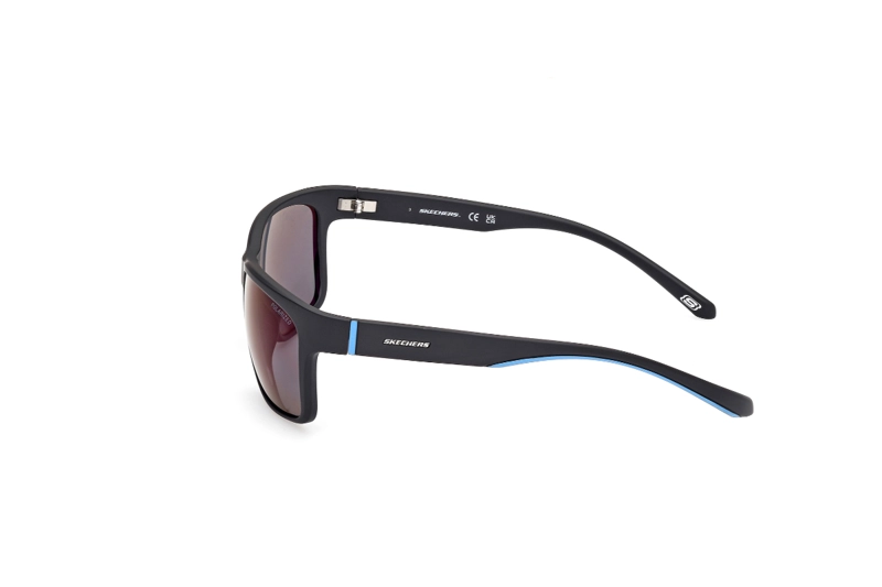 LENTES DE SOL NEGRO ESPEJADOS SKECHERS - 3
