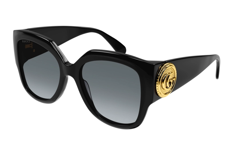 LENTES DE SOL NEGRO DEGRADADOS GUCCI - 1