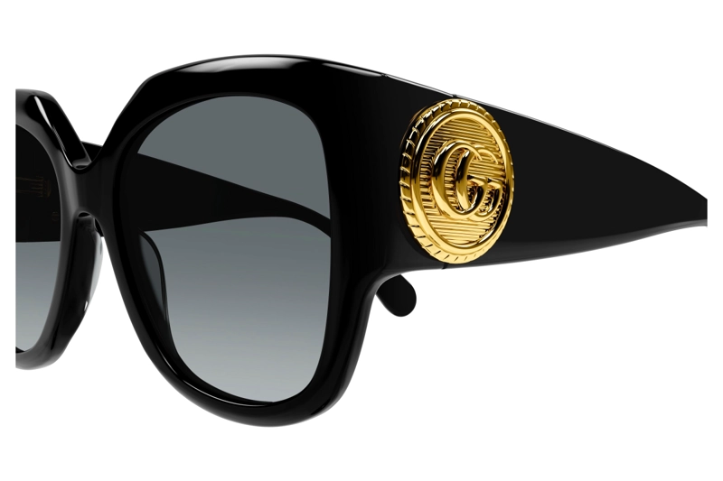 LENTES DE SOL NEGRO DEGRADADOS GUCCI - 3
