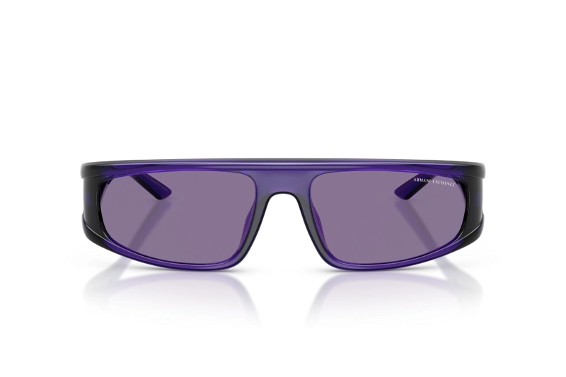 LENTES DE SOL VIOLETA ESPEJADOS ARMANI EXCHANGE - 1