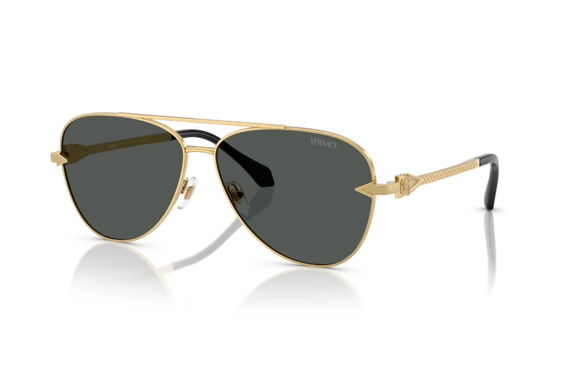LENTES DE SOL DORADO VERSACE - 2