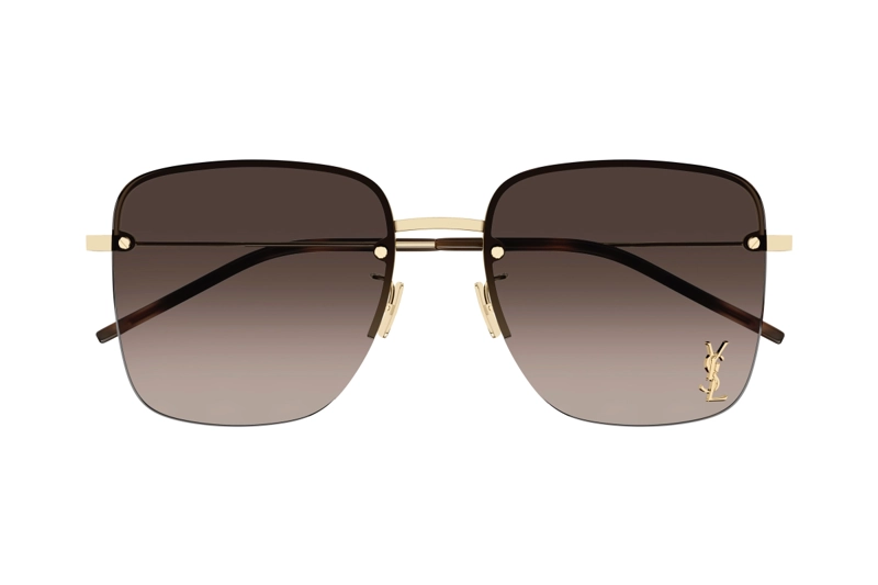 LENTES DE SOL DORADO DEGRADADOS YVES SAINT LAURENT - 2