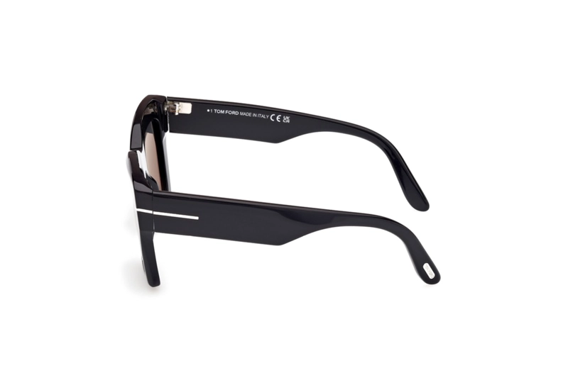 LENTES DE SOL LUNA NEGRO BRILLANTE POLARIZADOS TOM FORD - 3