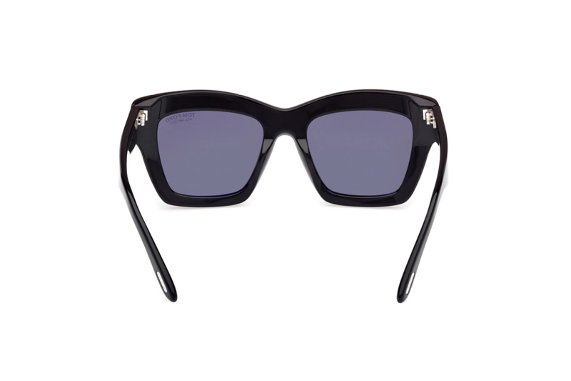 LENTES DE SOL LUNA NEGRO BRILLANTE POLARIZADOS TOM FORD - 5