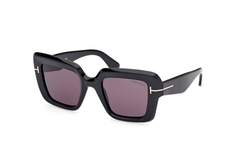 LENTES DE SOL ESME NEGRO BRILLANTE TOM FORD - 1