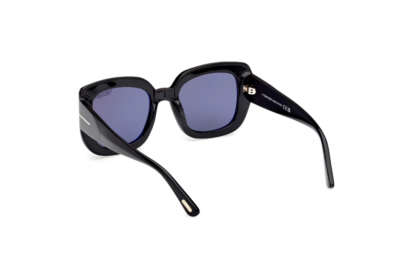 LENTES DE SOL CARLA-02 NEGRO POLARIZADOS TOM FORD - 4