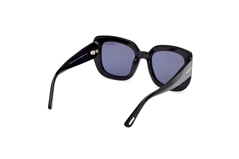 LENTES DE SOL CARLA-02 NEGRO POLARIZADOS TOM FORD - 6