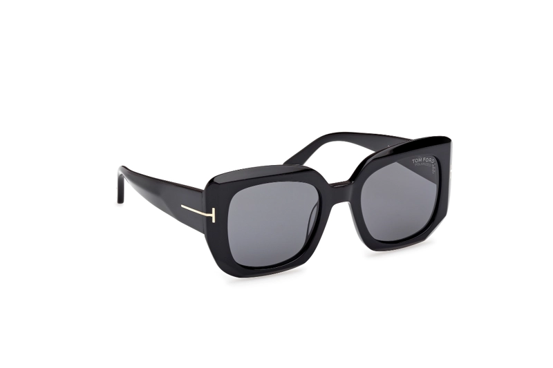 LENTES DE SOL CARLA-02 NEGRO POLARIZADOS TOM FORD - 8