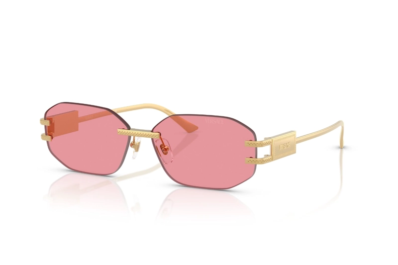 LENTES DE SOL DORADO VERSACE - 2