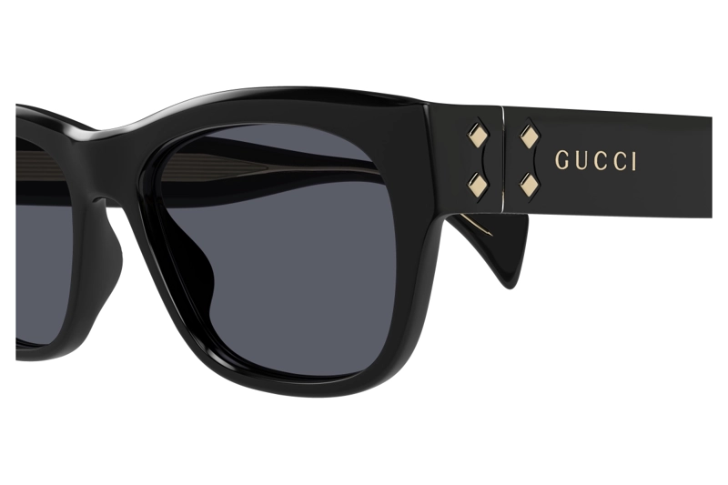 LENTES DE SOL NEGRO GUCCI - 3