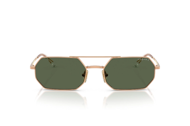 LENTES DE SOL DORADO POLARIZADOS VOGUE EYEWEAR - 1