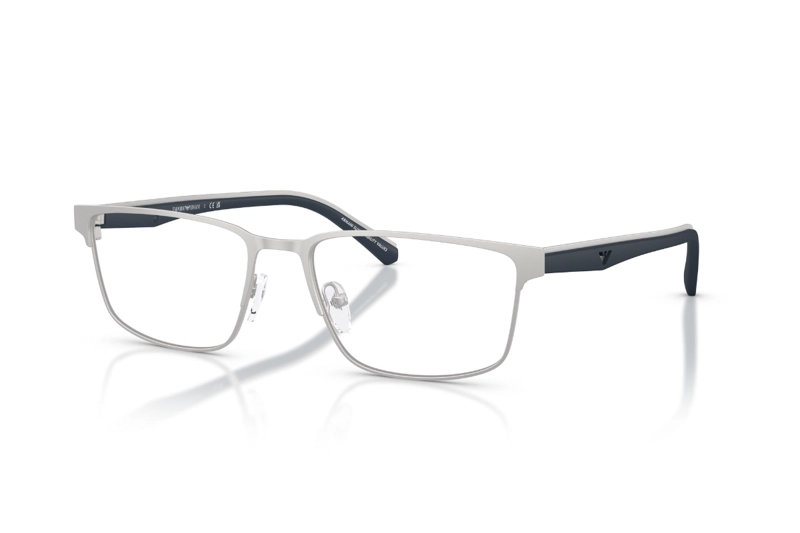 LENTES OPTICOS PLATEADO EMPORIO ARMANI - 2