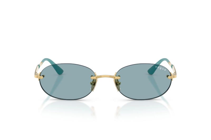 LENTES DE SOL DORADO VOGUE - 1
