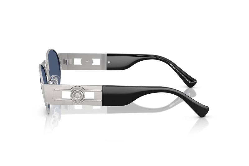 LENTES DE SOL MEDUSA DECO PLATEADO VERSACE - 3