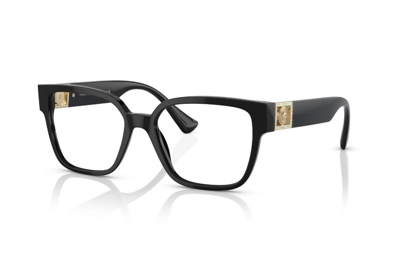 LENTES OPTICOS BRIGHT MEDUSA NEGRO VERSACE - 1