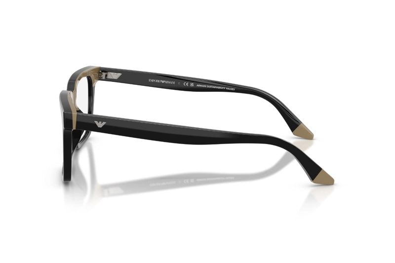 LENTES OPTICOS NEGRO EMPORIO ARMANI - 3