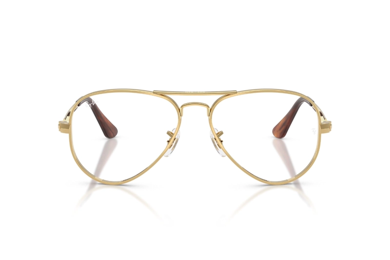 LENTES OPTICOS AVIATOR MAX DORADO RAY-BAN OPTICAL - 1