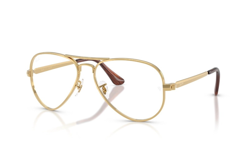 LENTES OPTICOS AVIATOR MAX DORADO RAY-BAN OPTICAL - 2
