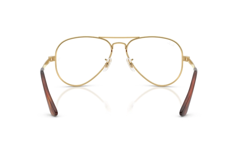 LENTES OPTICOS AVIATOR MAX DORADO RAY-BAN OPTICAL - 4
