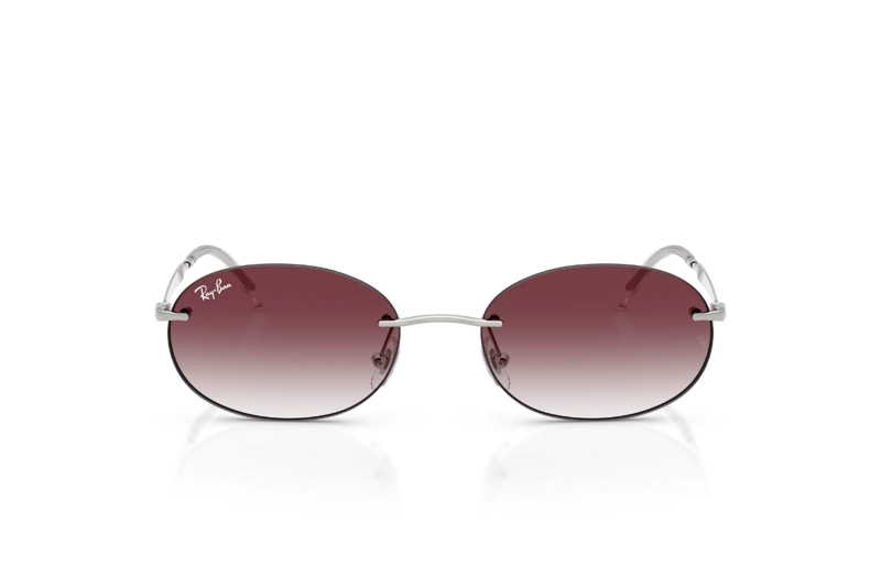 LENTES DE SOL PLATEADO DEGRADADOS RAY-BAN - 1