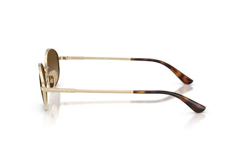 LENTES DE SOL DORADO POLARIZADOS DEGRADADOS VOGUE - 3