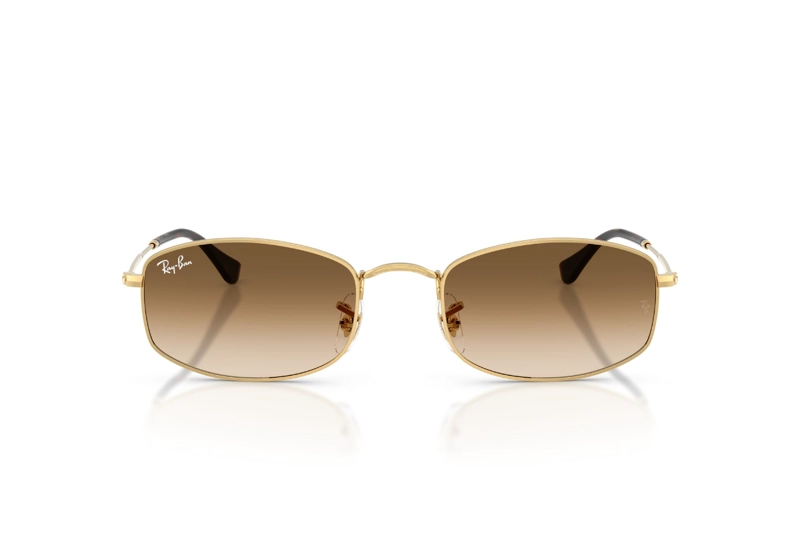 LENTES DE SOL DORADO DEGRADADOS RAY-BAN - 1