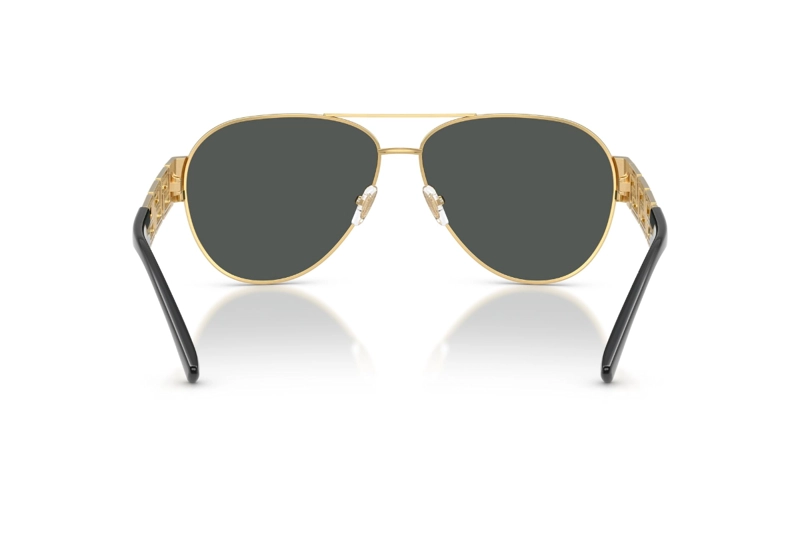 LENTES DE SOL GRECA DORADO VERSACE - 4