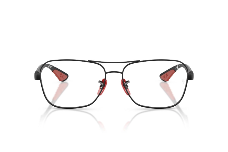 LENTES OPTICOS NEGRO RAY-BAN FERRARI - 1