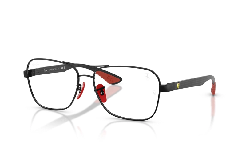 LENTES OPTICOS NEGRO RAY-BAN FERRARI - 2
