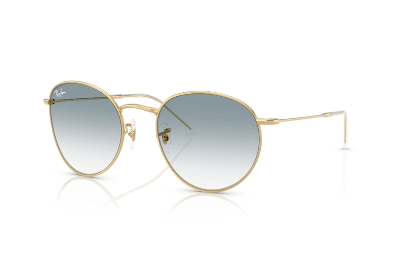 LENTES DE SOL ROUND REVERSE DORADO DEGRADADOS RAY-BAN - 1