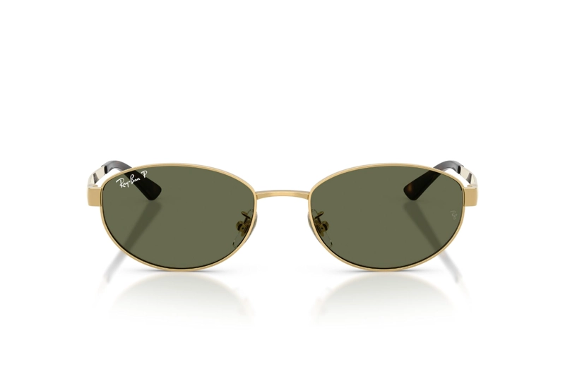 LENTES DE SOL DORADO POLARIZADOS RAY-BAN - 1