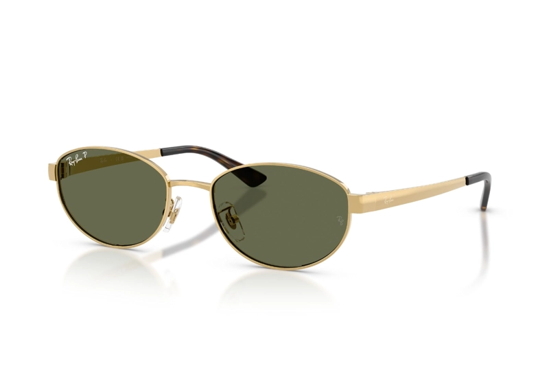 LENTES DE SOL DORADO POLARIZADOS RAY-BAN - 2
