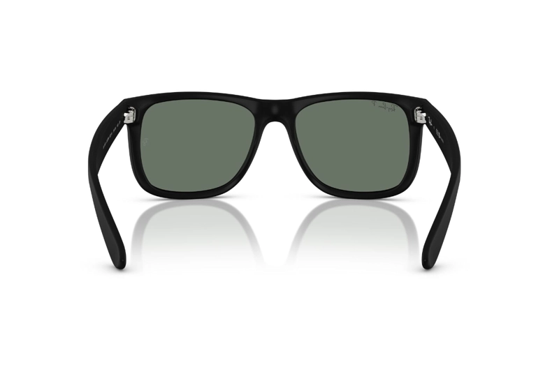 LENTES DE SOL JUSTIN NEGRO POLARIZADOS ESPEJADOS RAY-BAN - 4