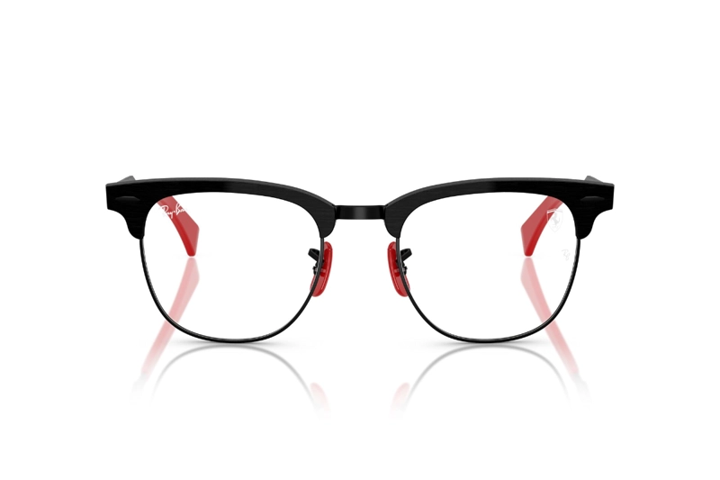 LENTES OPTICOS NEGRO RAY-BAN FERRARI - 1