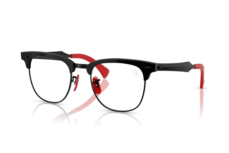 LENTES OPTICOS NEGRO RAY-BAN FERRARI - 2