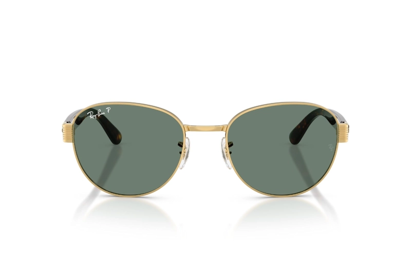 LENTES DE SOL DORADO POLARIZADOS RAY-BAN - 1