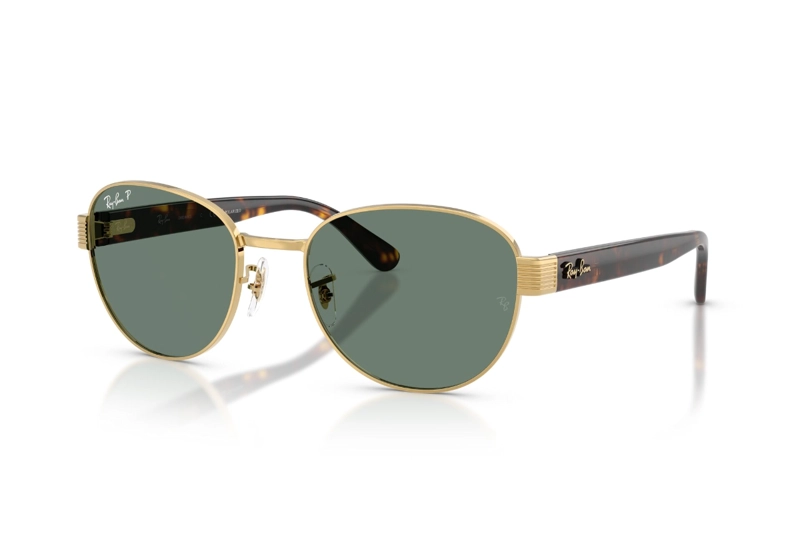 LENTES DE SOL DORADO POLARIZADOS RAY-BAN - 2
