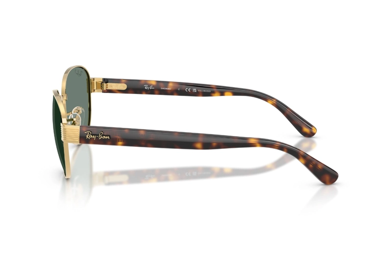 LENTES DE SOL DORADO POLARIZADOS RAY-BAN - 3