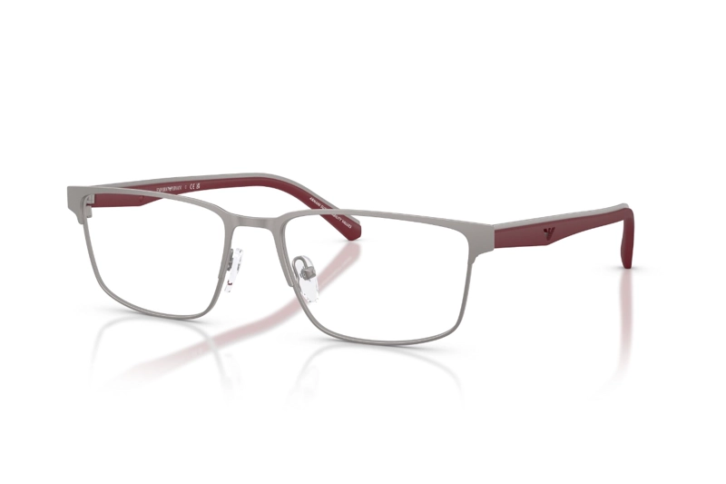 LENTES OPTICOS PLATEADO EMPORIO ARMANI - 2
