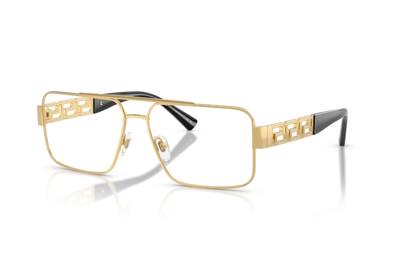 LENTES OPTICOS GRECA DORADO VERSACE - 1