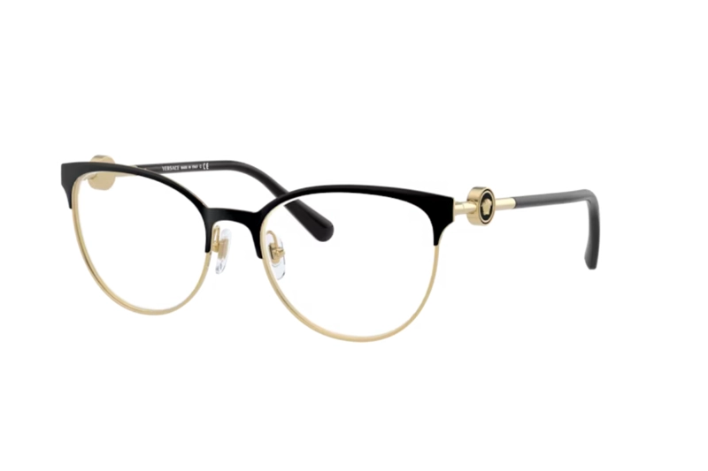 LENTES OPTICOS ENAMEL MEDUSA NEGRO VERSACE - 1