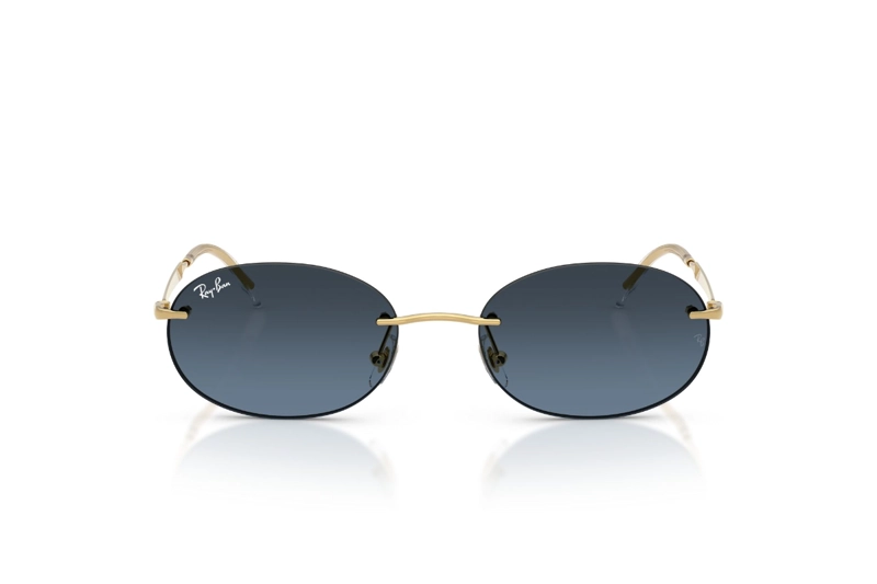 LENTES DE SOL DORADO DEGRADADOS RAY-BAN - 1