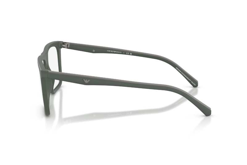 LENTES OPTICOS CON 2 CLIP-ON VERDE EMPORIO ARMANI - 3