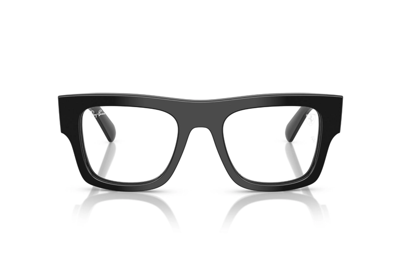 LENTES OPTICOS NEGRO RAY-BAN FERRARI - 1