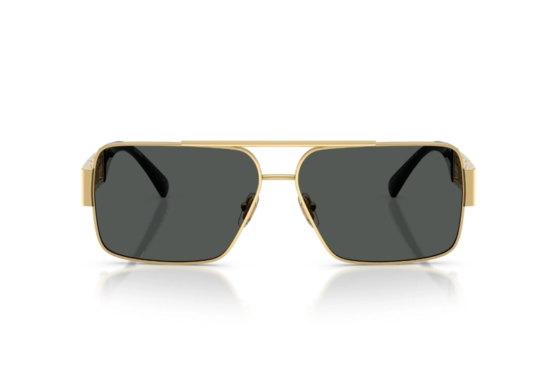 LENTES DE SOL GRECA DORADO VERSACE - 2