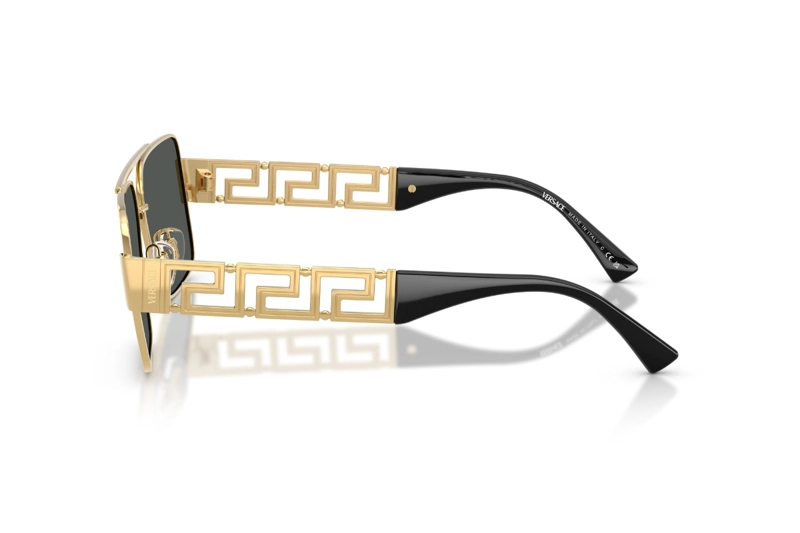 LENTES DE SOL GRECA DORADO VERSACE - 3